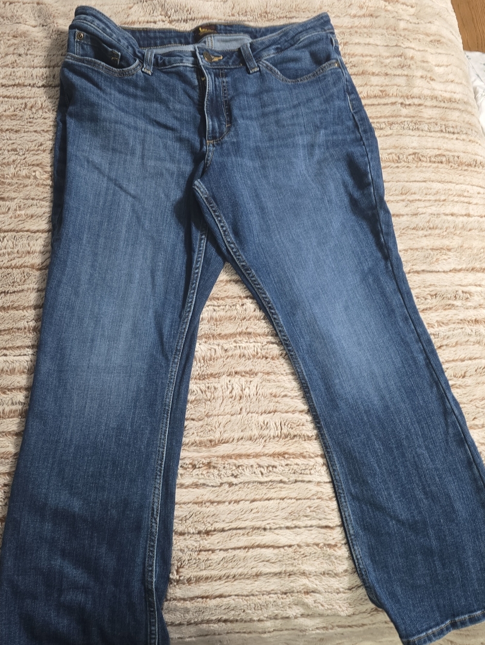 Lee Women's Medium Blue Flared Jeans